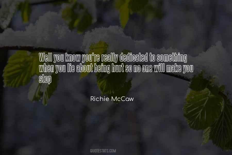 Quotes About Richie Mccaw #1624602