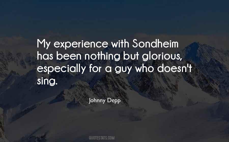 Quotes About Sondheim #190163