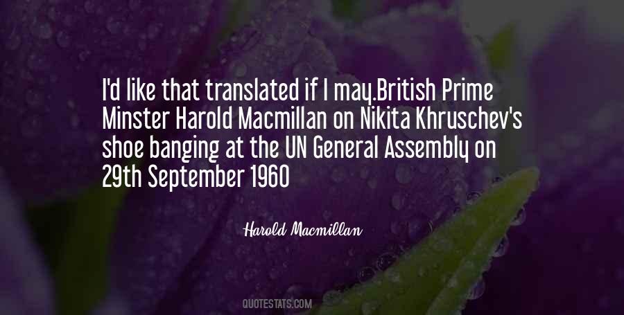 Quotes About Harold Macmillan #212471