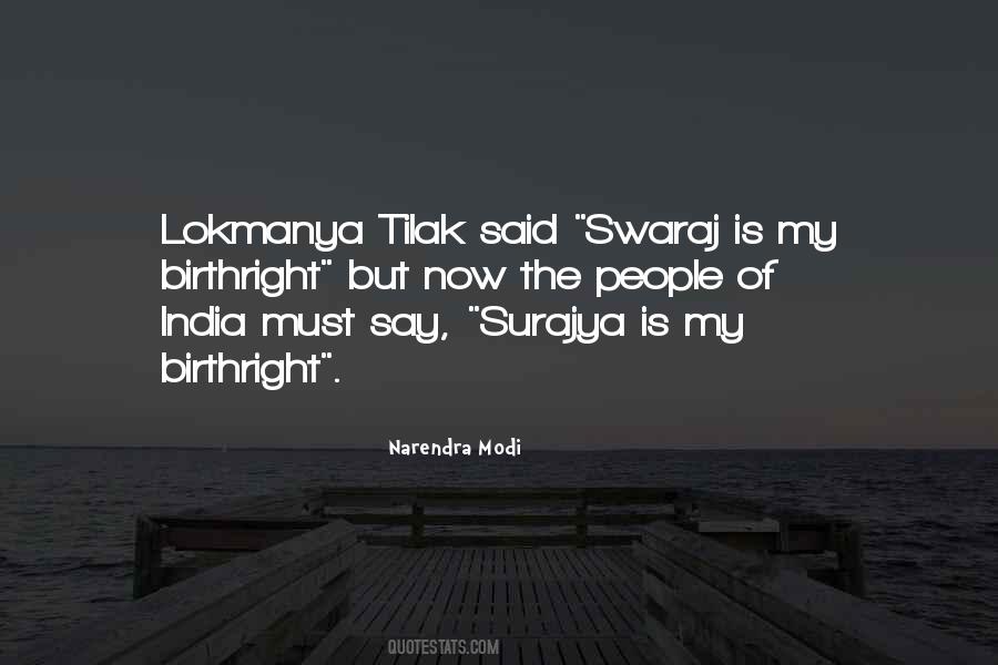 Swaraj Quotes #1570811