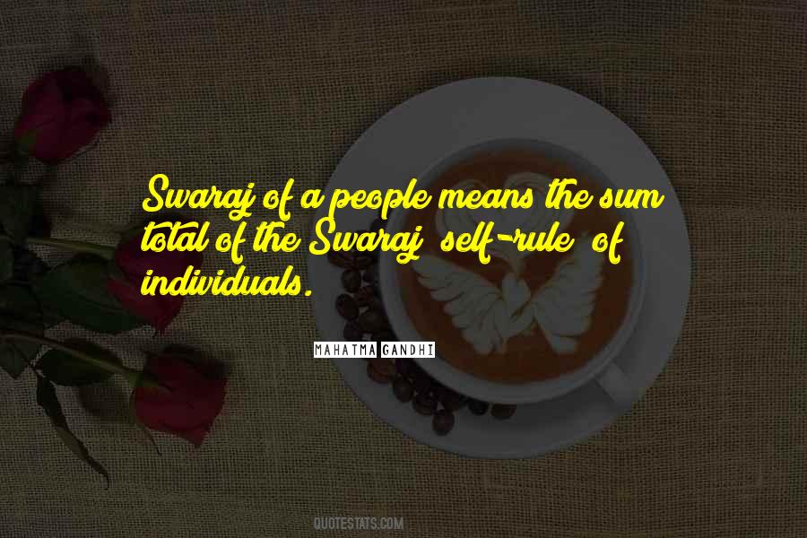 Swaraj Quotes #900656