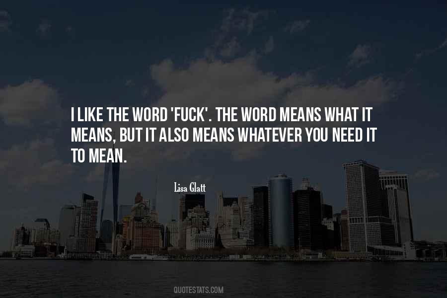 Swear Word Quotes #462456