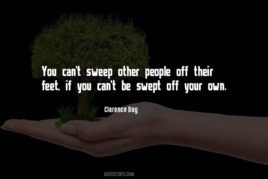 Sweep Off My Feet Quotes #1836411