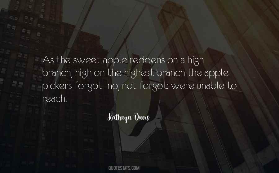 Sweet Apple Quotes #707773