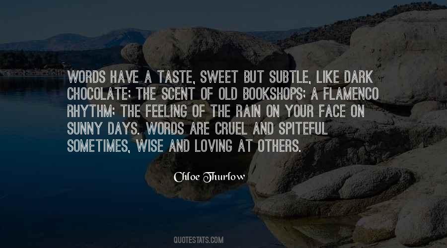 Sweet As Chocolate Quotes #1816471