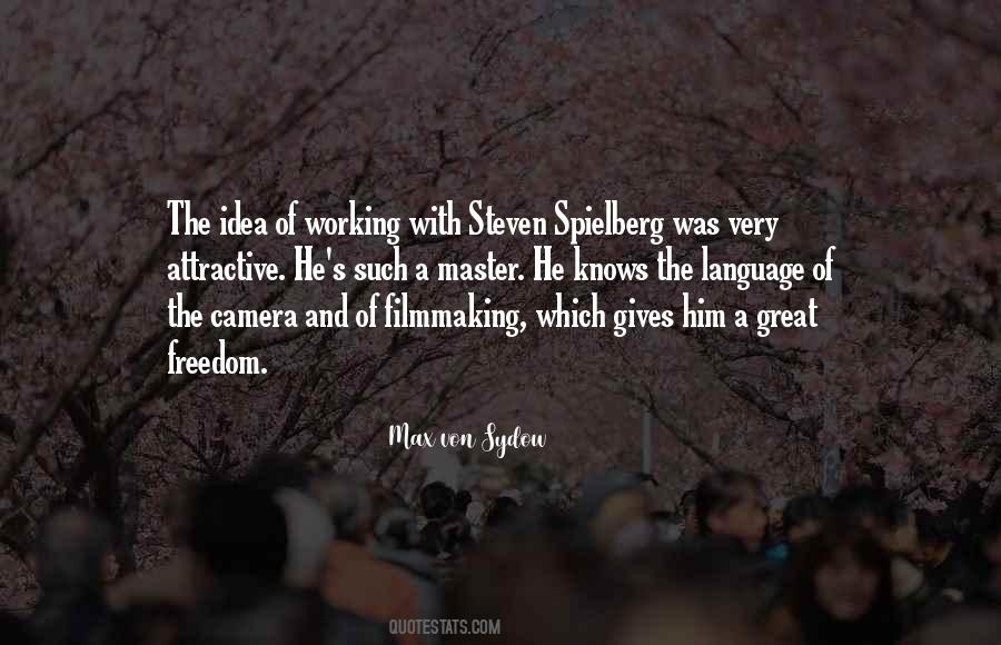 Quotes About Steven Spielberg #171843