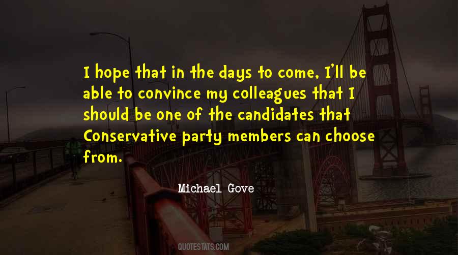 Quotes About Michael Gove #620460