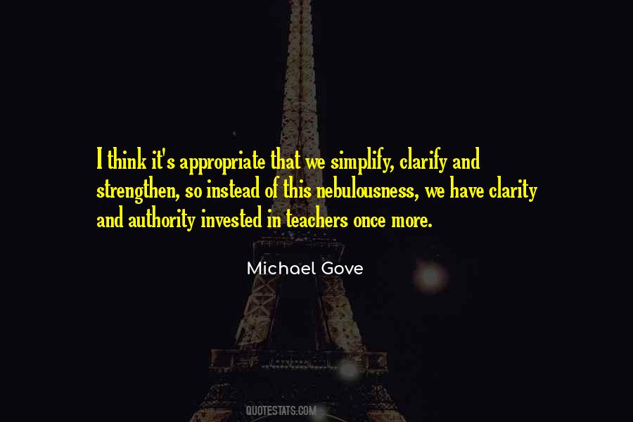 Quotes About Michael Gove #839146