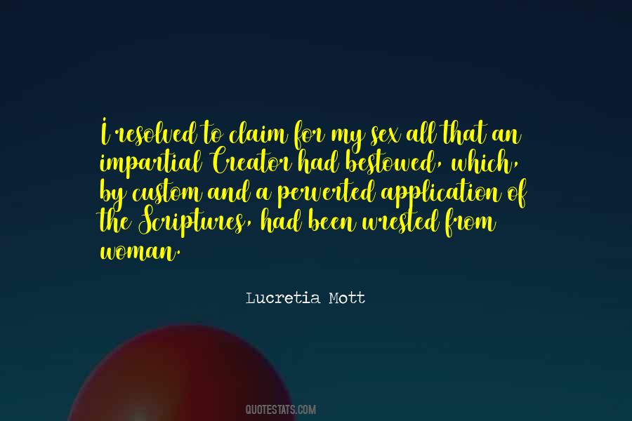 Quotes About Lucretia Mott #1780797