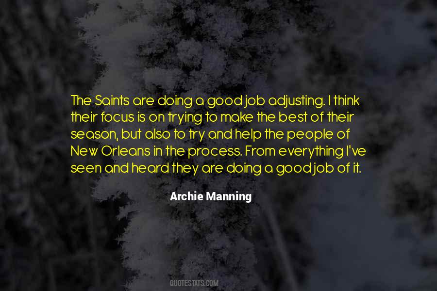 Quotes About Archie Manning #279377