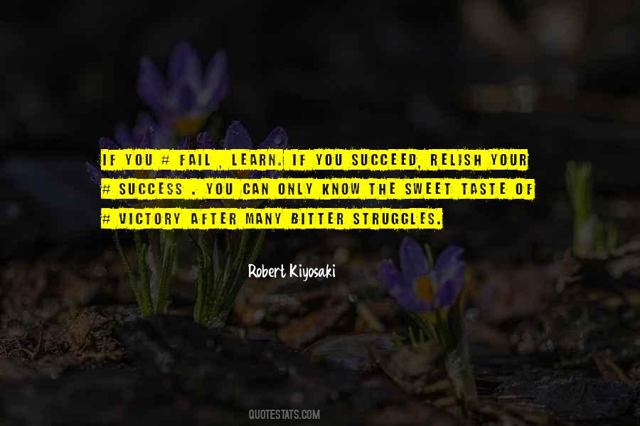 Sweet Taste Of Success Quotes #410967