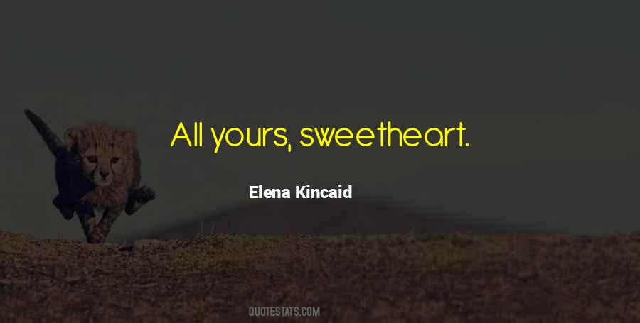 Sweetheart Quotes #1278628