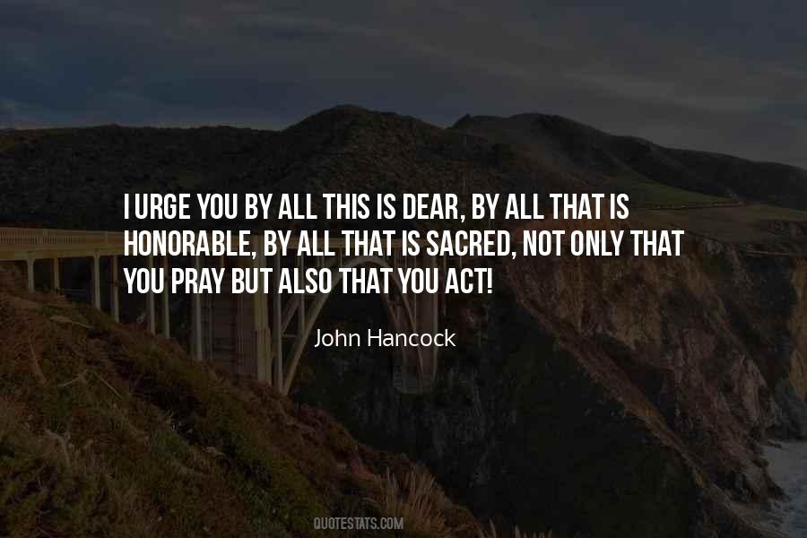 Quotes About John Hancock #773159