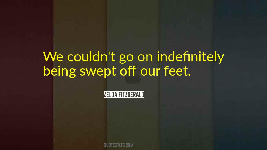 Swept Off Feet Quotes #34630