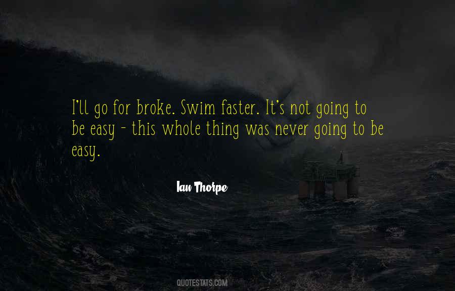 Swim Faster Quotes #330673