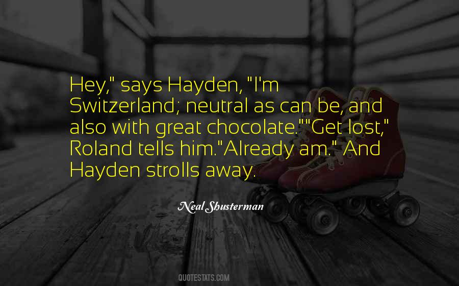 Switzerland Chocolate Quotes #551611