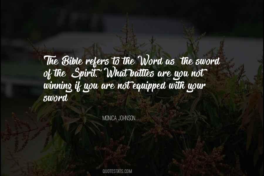 Sword Of The Spirit Quotes #1854763