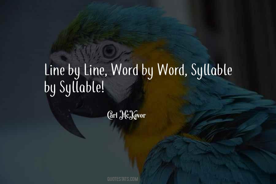 Syllable Quotes #1420287