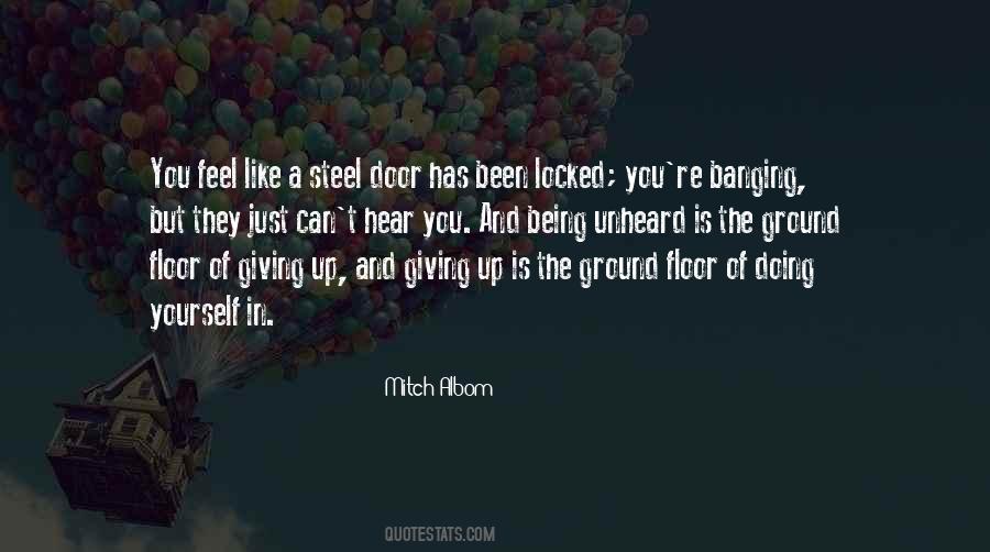 Quotes About Being Locked Out #631718