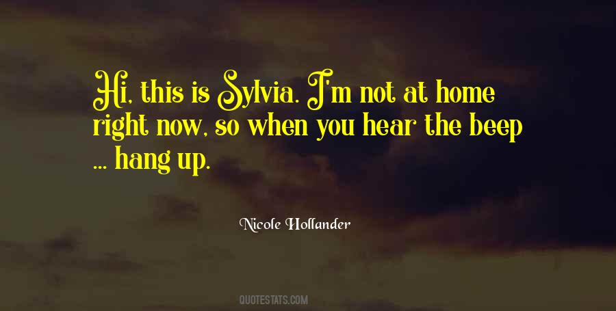 Sylvia Quotes #1673741