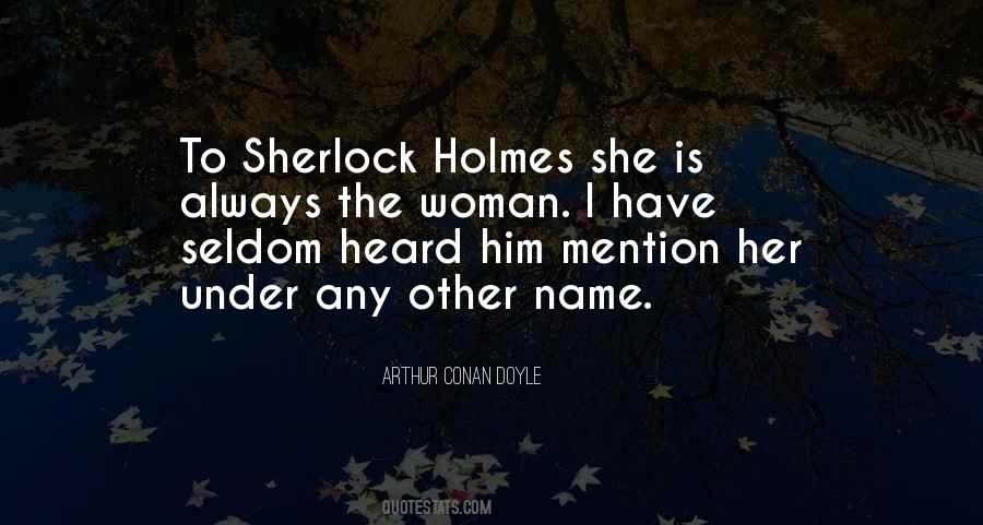 Quotes About Sherlock #1701146