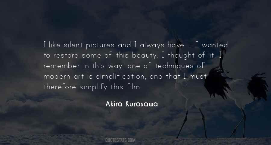 Quotes About Akira Kurosawa #1663163