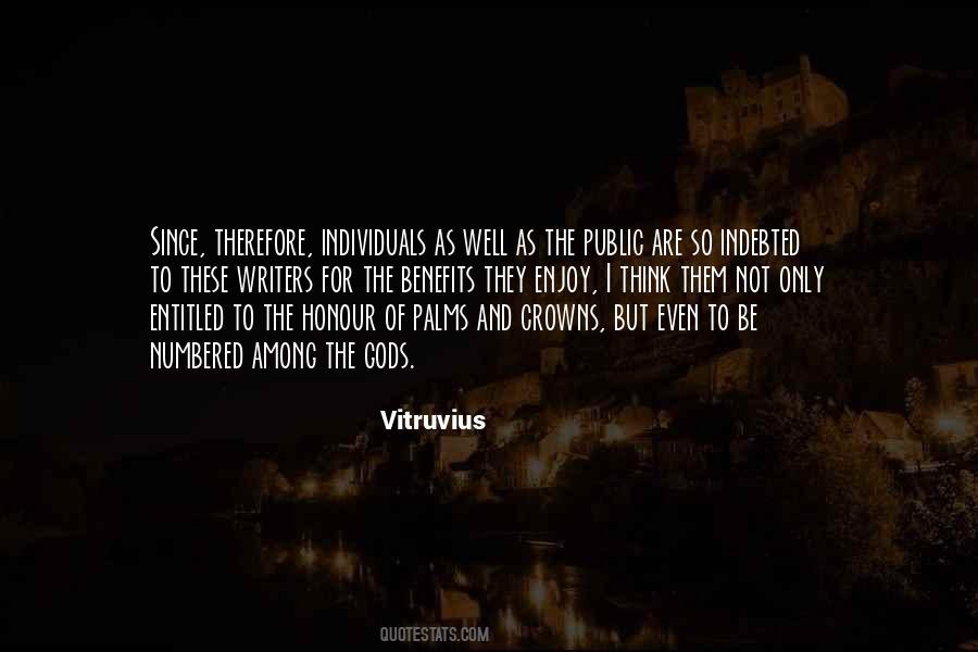 Quotes About Vitruvius #550725