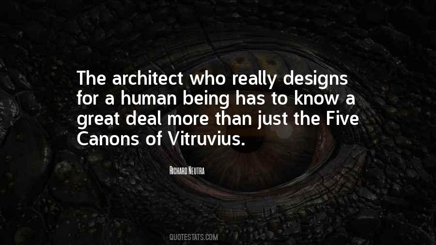 Quotes About Vitruvius #677495