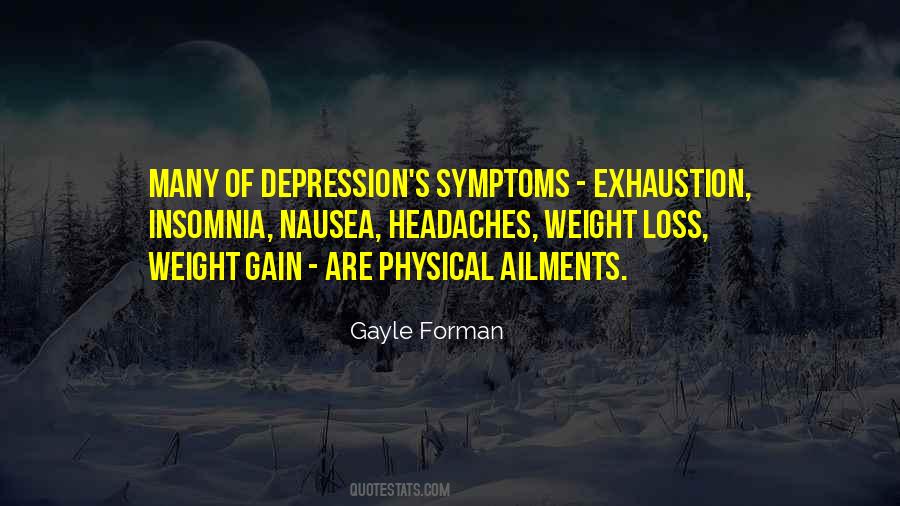 Symptoms Of Depression Quotes #884738