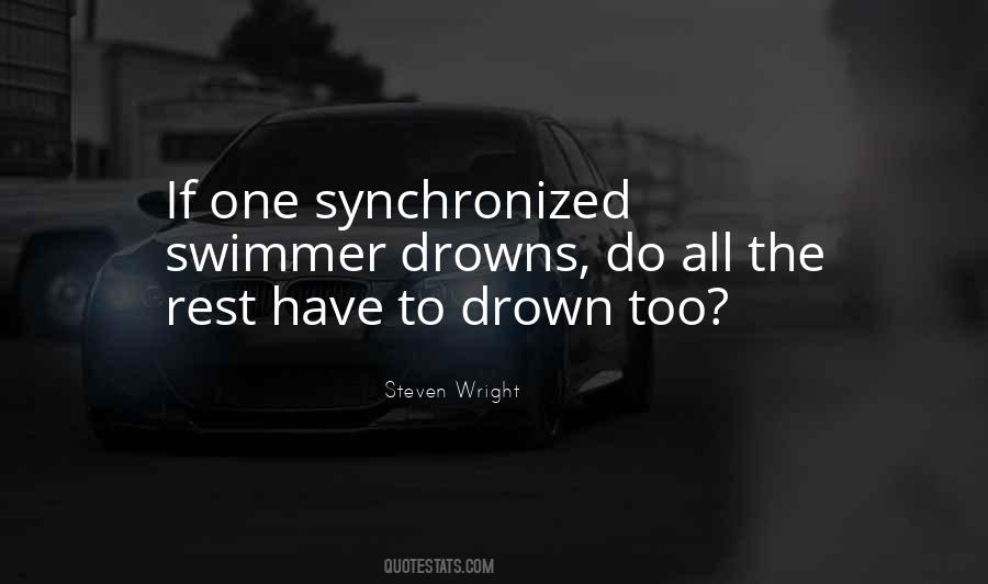 Synchronized Swimmer Quotes #138161