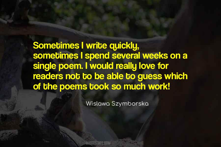 Szymborska Quotes #993124