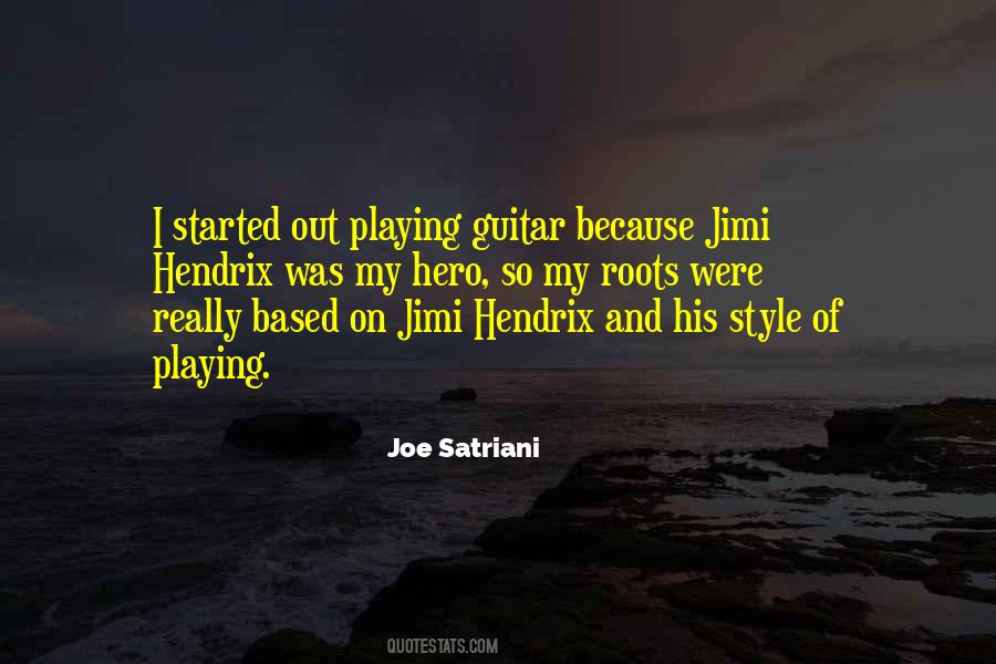 Quotes About Joe Satriani #1419702