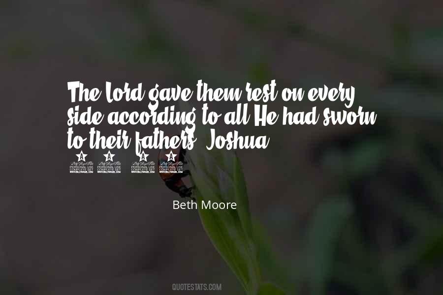 Quotes About Joshua #331913