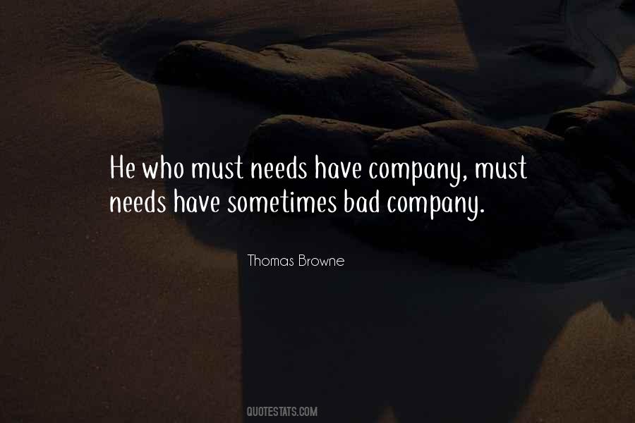 Quotes About Bad Company #1417494