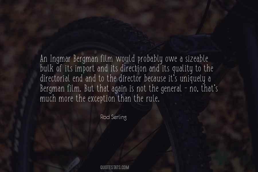 Quotes About Ingmar Bergman #163288