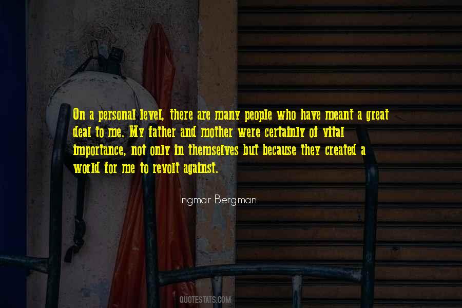 Quotes About Ingmar Bergman #232033