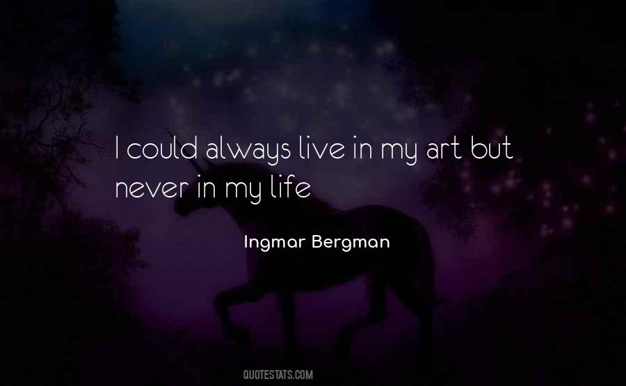 Quotes About Ingmar Bergman #982322