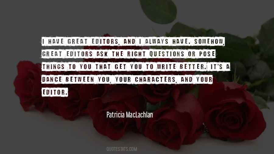 Quotes About Editors #1228504