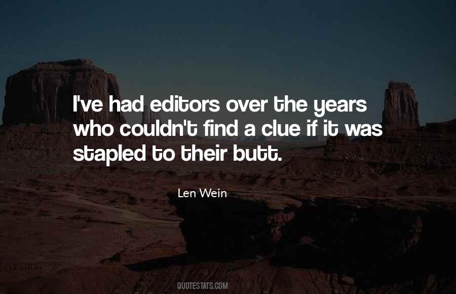 Quotes About Editors #979192