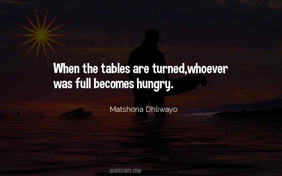 How The Table Has Turned At Tim Malcolm Blog