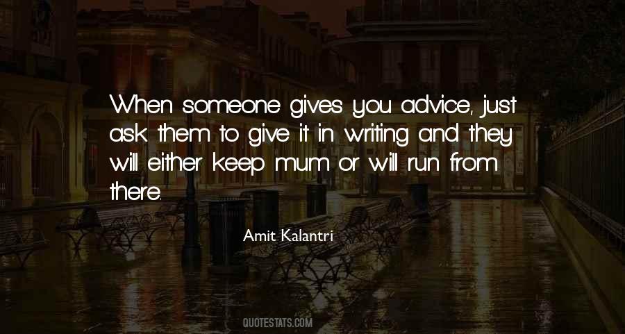 Quotes About Advises #283976