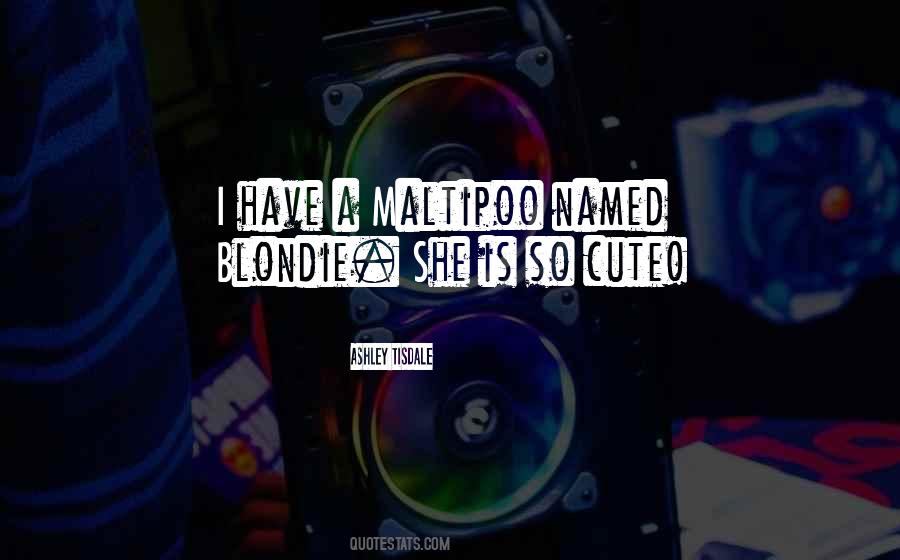 Quotes About Blondie #866901