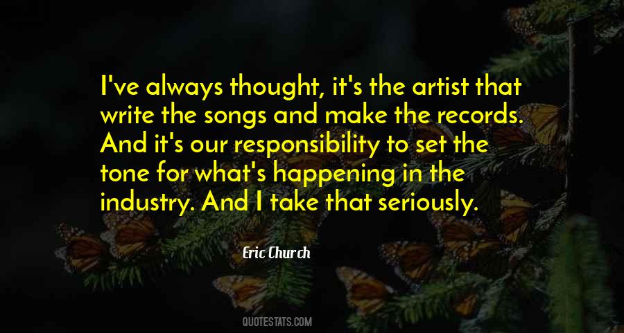 Quotes About Eric Church #1172265