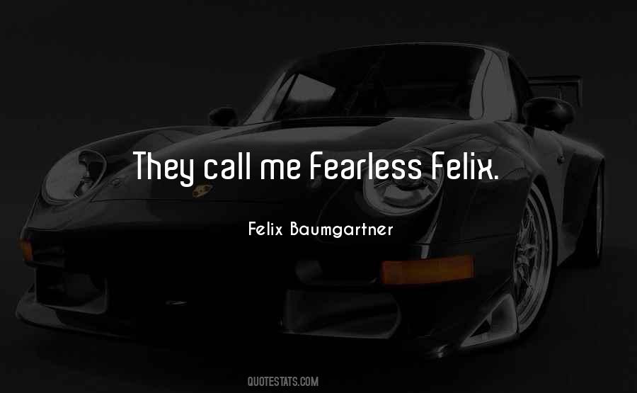 Quotes About Felix Baumgartner #340141