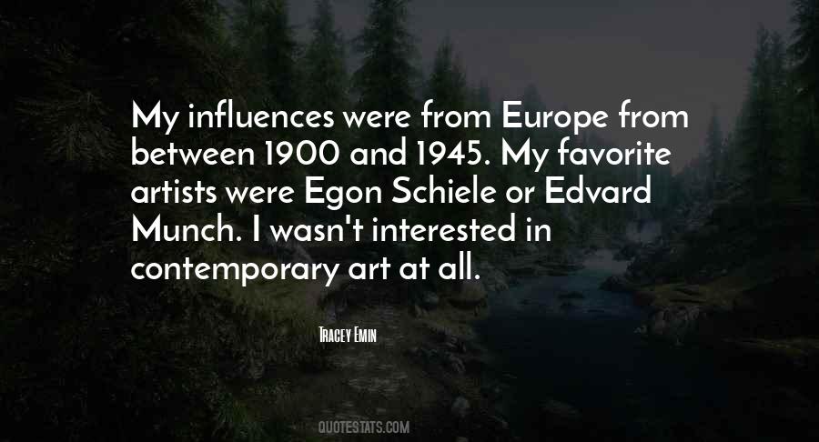 Quotes About Egon Schiele #1802502