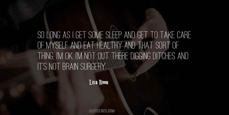 Take Care Of Yourself Be Healthy Quotes #1122777
