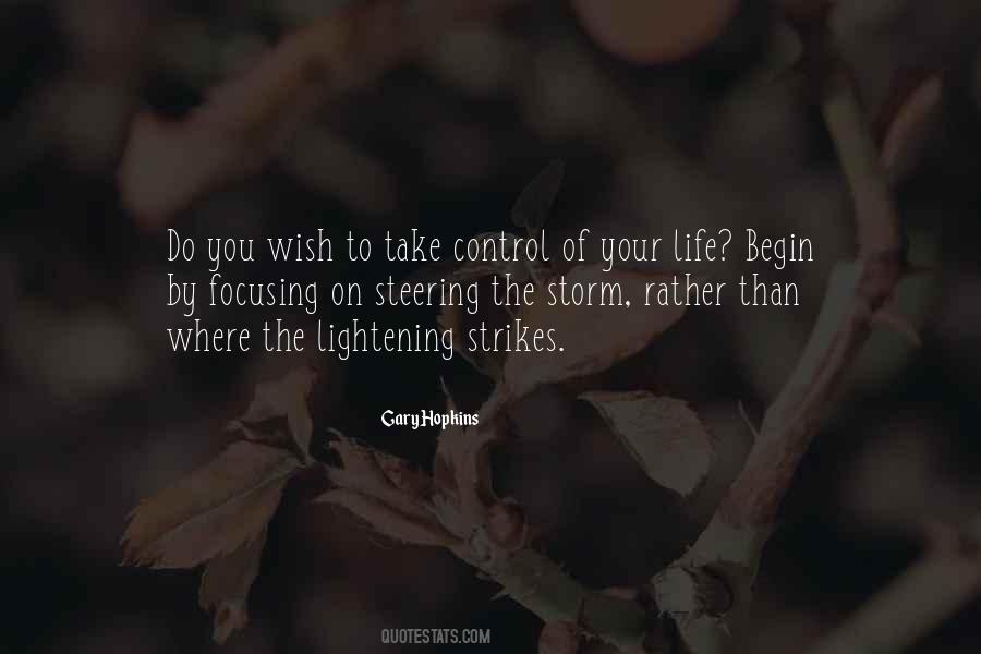 Take Control Of Your Own Life Quotes #34666