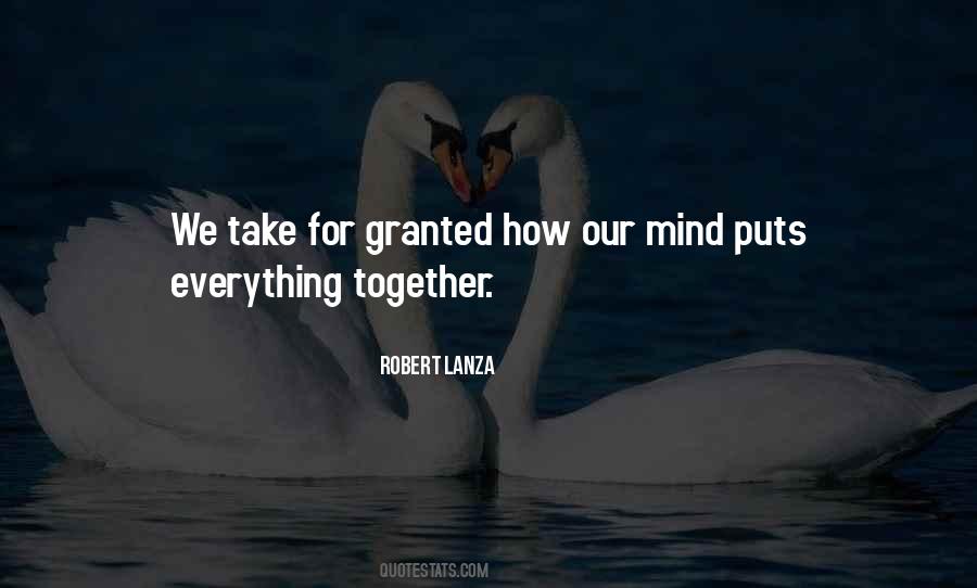 Take For Granted Quotes #1110644