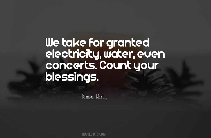 Take For Granted Quotes #1262390