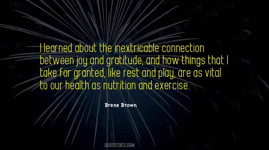 Take Health For Granted Quotes #323336